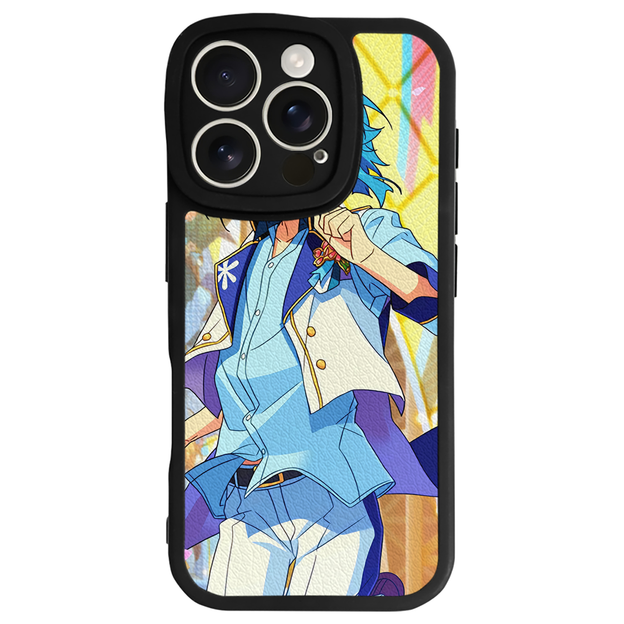 （画像用） あんさんぶるスターズ! Ensemble Stars 【iPhone 16シリーズ対応】シリコンスマホケース（レザー調） 材質：シリコン